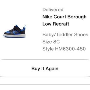 Nike Kids Sneakers - Black and Blue